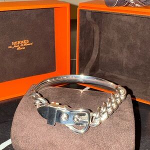 Hermès 2025 Silver Chain Bracelet